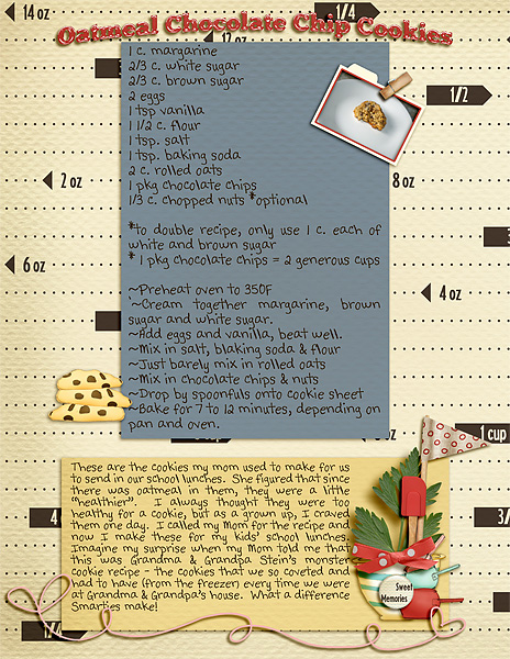 MOC #17 Oatmeal Chocolate Chip Cookies