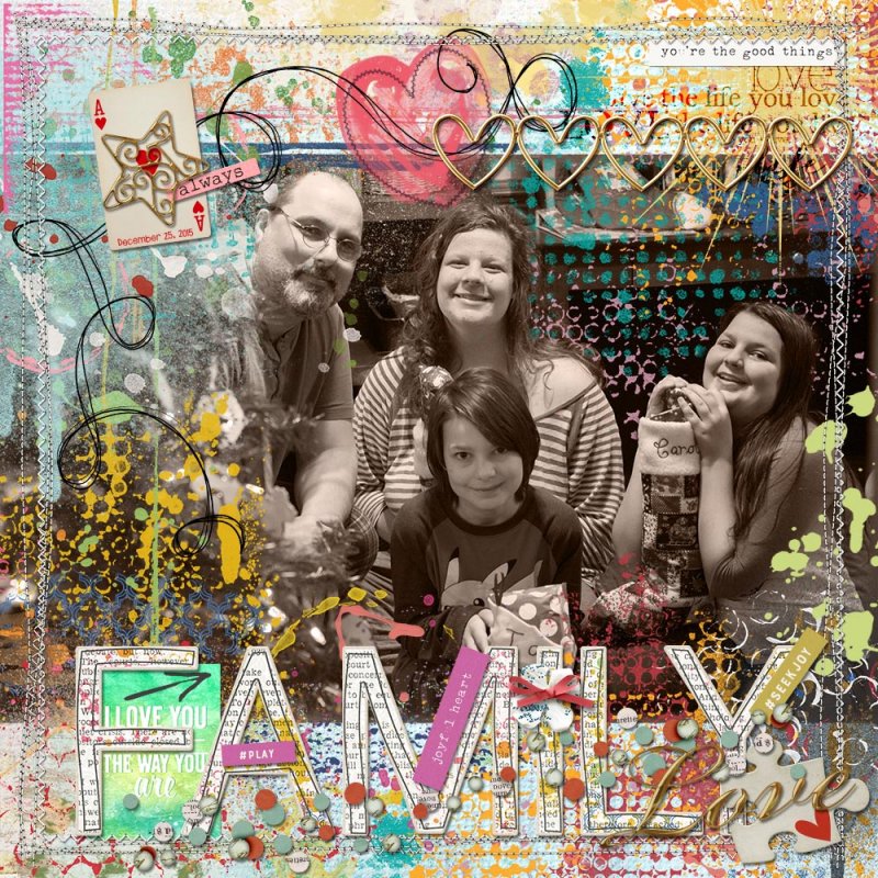 MOC 18 art journal with faces - family