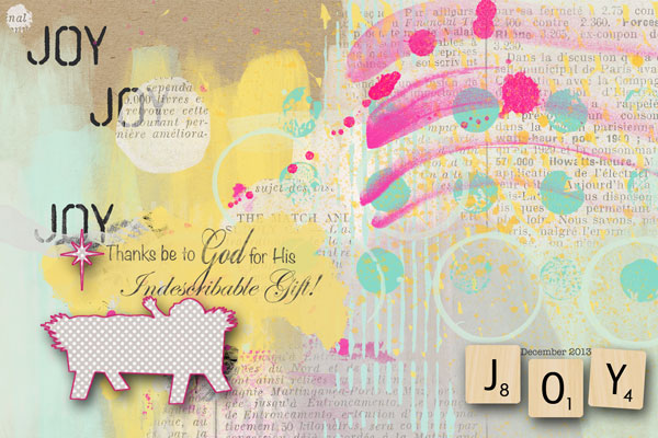 MOC 2 - Art Journal: December Daily Title