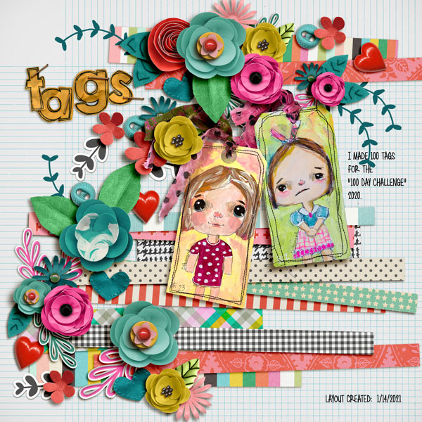 MOC 2021 - Day 14 - Filled Style -Tags