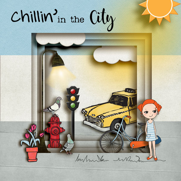 MOC 2021 - Day 30 - Extreme Shadows - Chillin' in the City