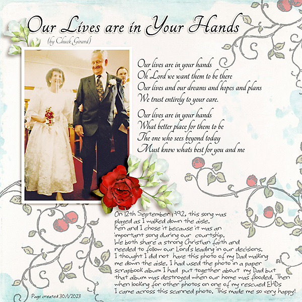MOC 29-Song Lyrics-Our Lives are in Your Hands