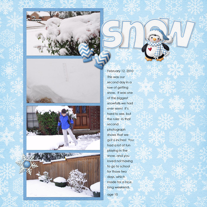 MOC 5 - Challenge 3 - Snow