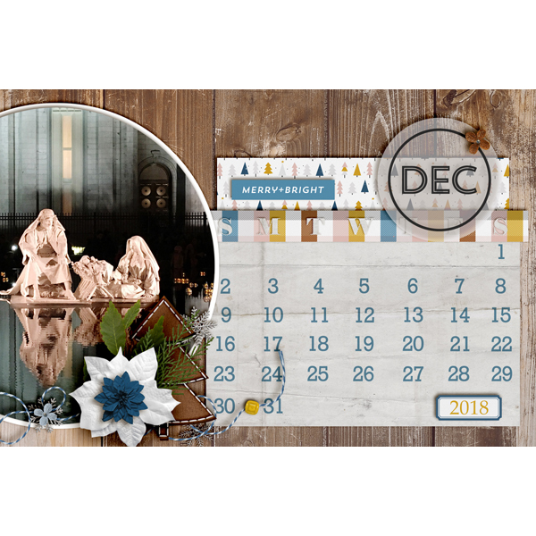 MOC 6-6 4x6 December 2018 Calendar