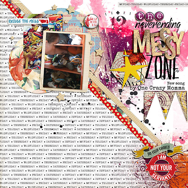 MOC #6 - The Neverending Messy Zone by One Crazy Momma