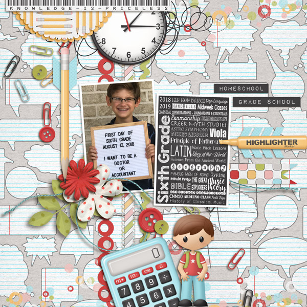 MOC 6th grade subjects