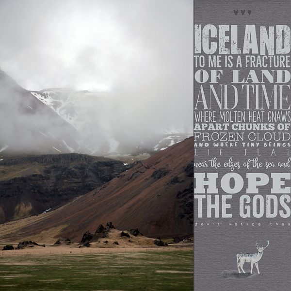 MOC 7.22: Subway Style Journaling (Iceland To Me)