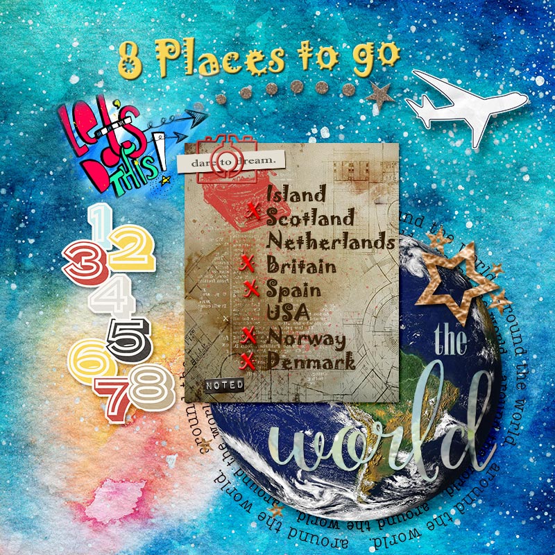 MOC 7 - 7 The Bucket List - 8 Places to go
