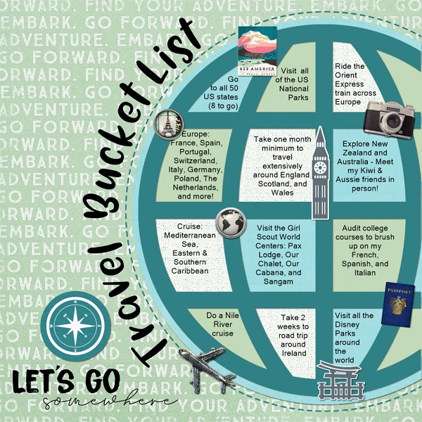 MOC 7 Day 7 - Travel Bucket List