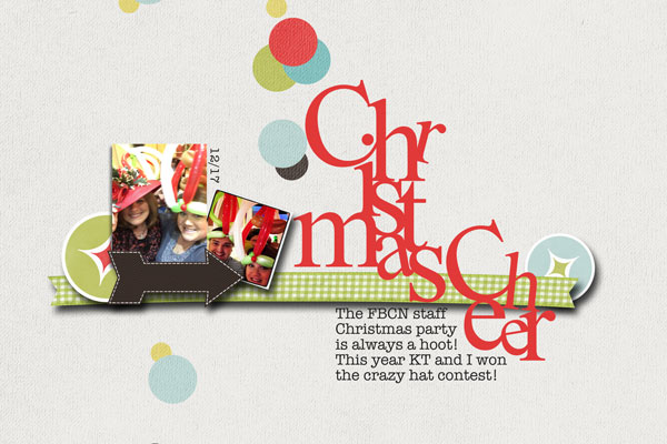 MOC 7 - Word art - Christmas Cheer