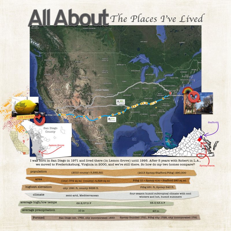 MOC 8 - all about - The Places I've Lived Page 1 of 2