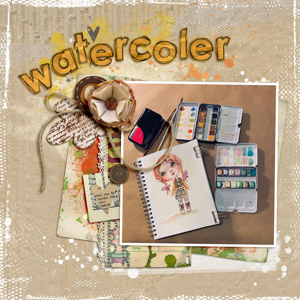 MOC 8 - Day 25 - Watercolor