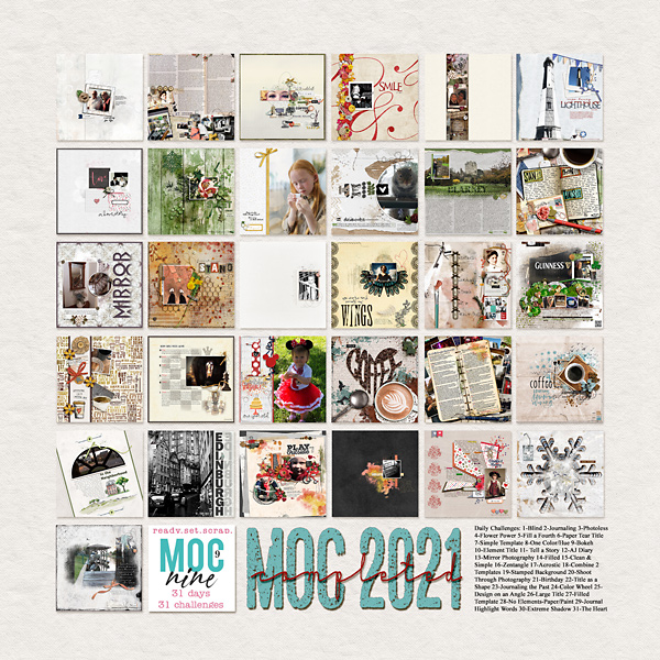 MOC 9 - All 31 days at a glance