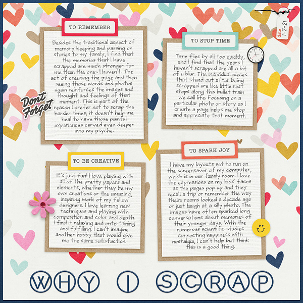 MOC 9 : Day 2 : Why I Scrap