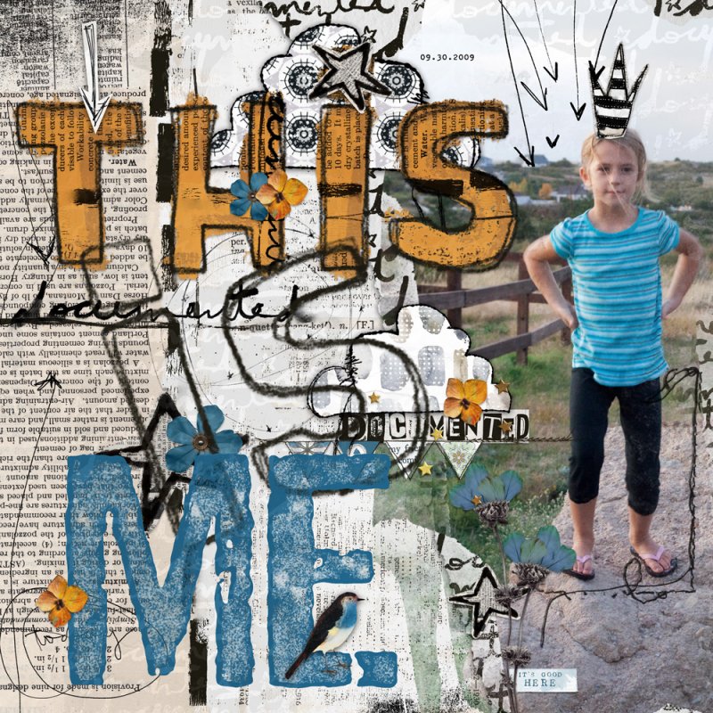 MOC#9 Day 26 Large Title Challenge :: This is Me