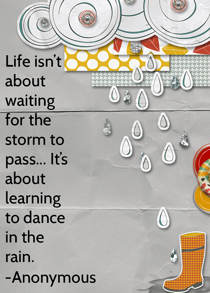 MOC: ATC Card  Rainy Days