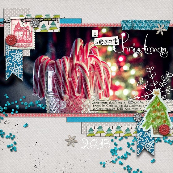MOC Day 12 - i heart Christmas
