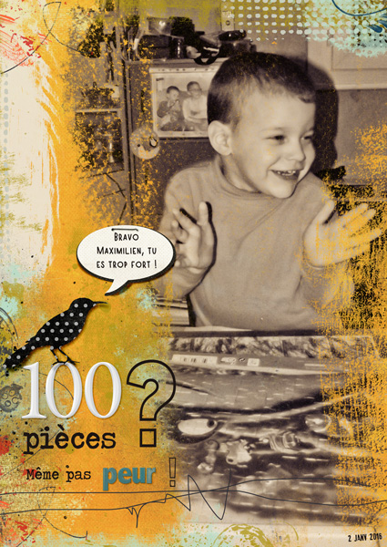 MOC day 17 - 100 pieces, meme pas peur