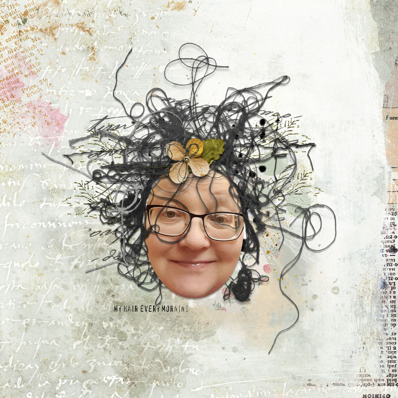MOC Day 17 - Morning Hair