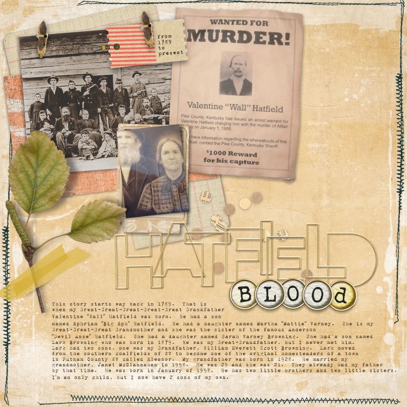 MOC day 26 - (1900s Heritage) Hatfield Blood