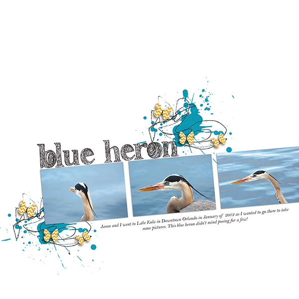 MOC Day 27 - Blue Heron