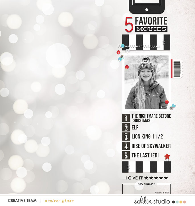 MOC Day 4- Raileigh's Favorite Movies