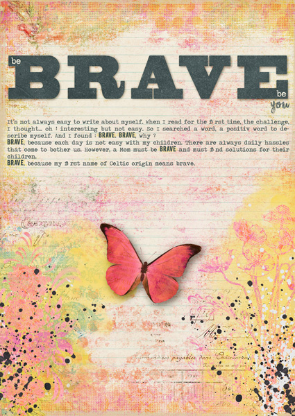 MOC day 8 - be BRAVE be you
