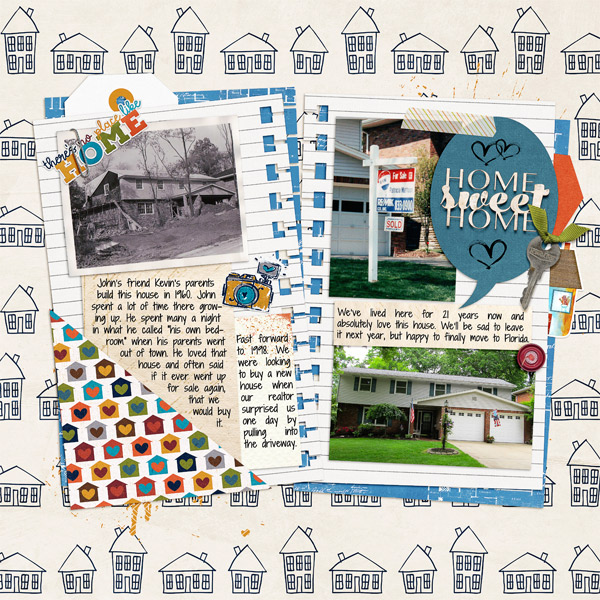 MOC Day31 - Travelers Notebook & Connections - Home Sweet Home