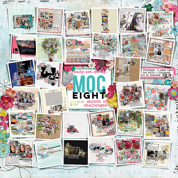 MOC Eight Finished Layouts Collage
