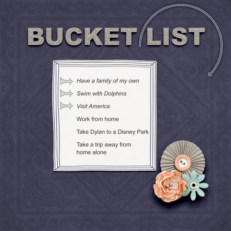 MOC - Jan 07 - The Bucket List