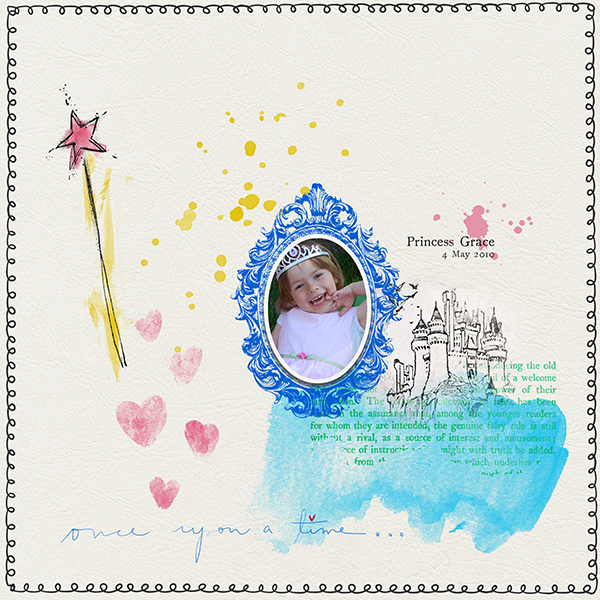 MOC10 Day 12 Mixed Media (Princess Grace)