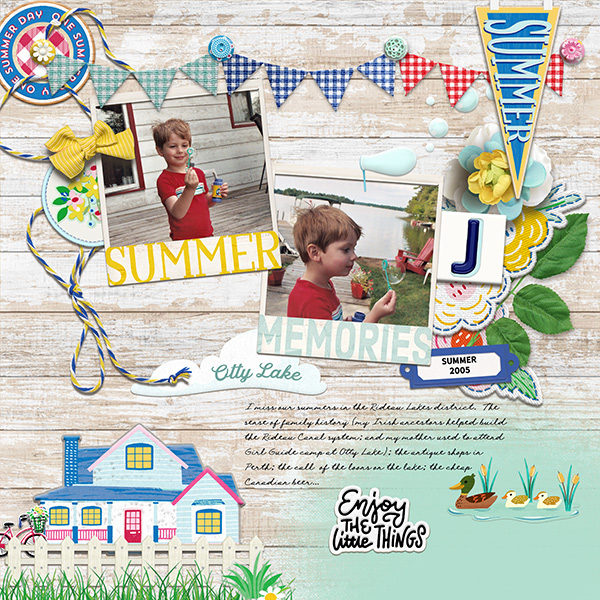MOC10 Day 15 Filled Page Style (Summer Memories)