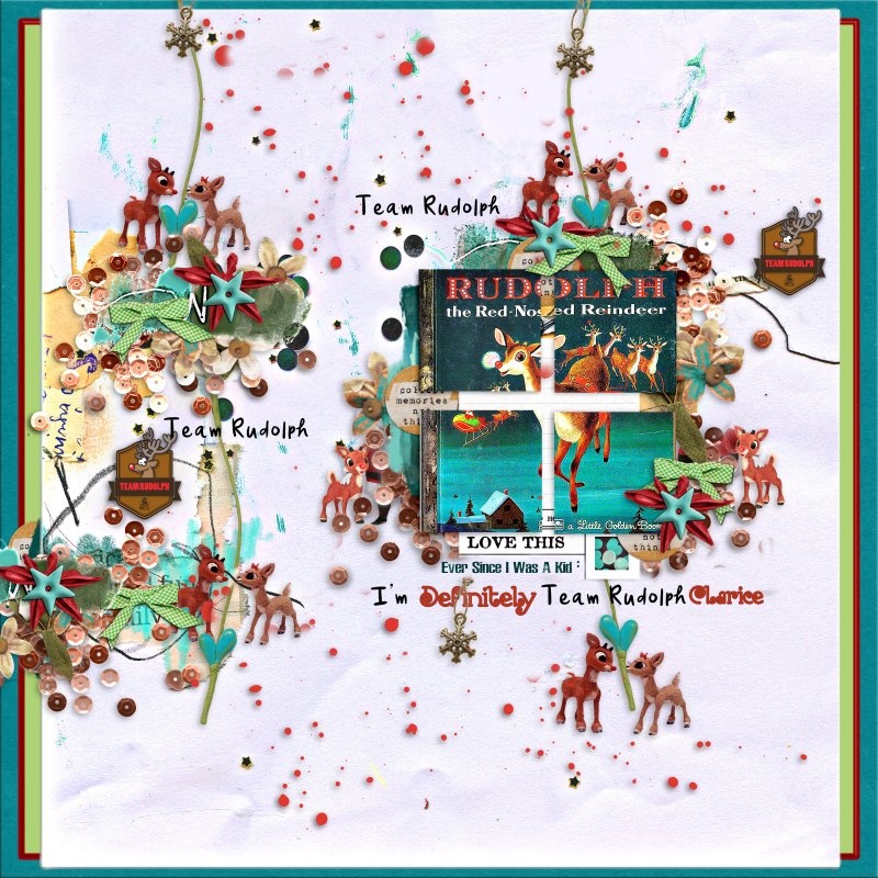 MOC10-Day #16-Simple Template-Memories Of Rudolph