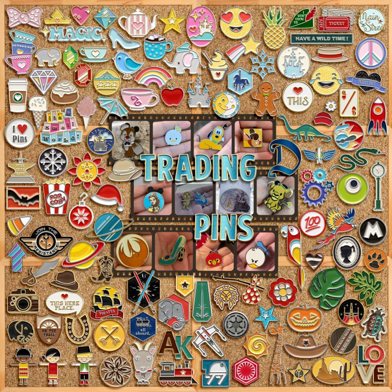 MOC10 - Day 19 Same But Different Elements - Trading Pins