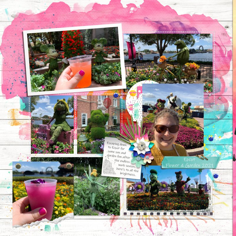 MOC10 - Day 21 Combined Templates - Flower & Garden