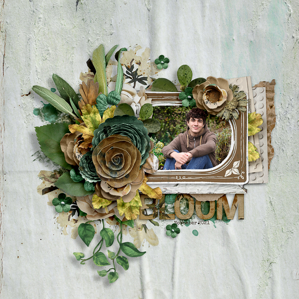 MOC10 - Day 8 - Florals, Foliage and Frames