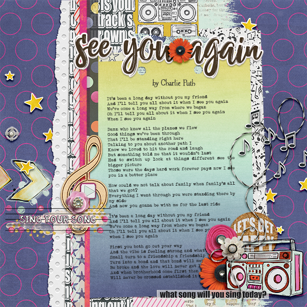 MOC11 D13 - SCRAP A PAGE WITH LYRICS