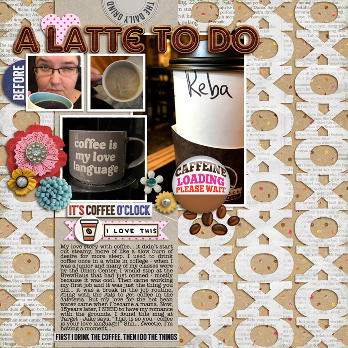 MOC11 - day 25 Coffee Love Story