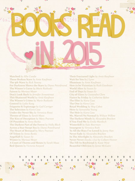 MOC16 - Day 2 - Books Read in 2015