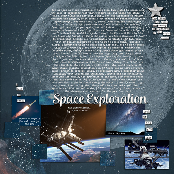 MOC5- Day 13- One Word (explore) Space Exploration