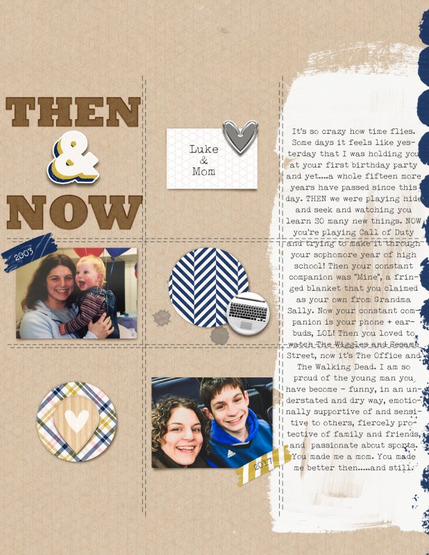 MOC6 Day 31 Then And Now_Luke & Mom