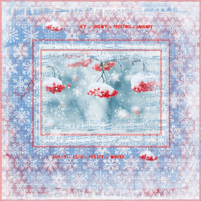 MOC6-Day3-Mood Board Layout Challenge-Red+Blue=Winter