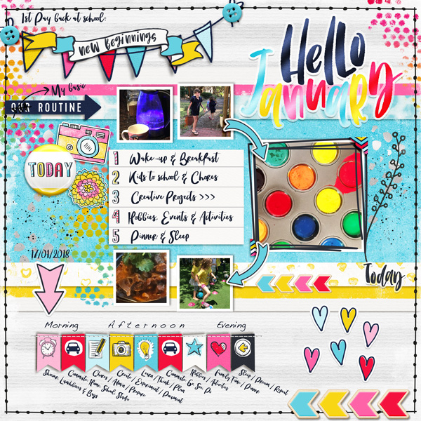 MOC6: January 14 - Document Your Day "My Basic Routine"