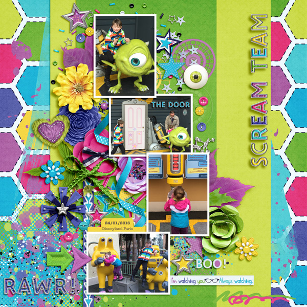 MOC6: January 15 - Filled Layout "Scream Team"