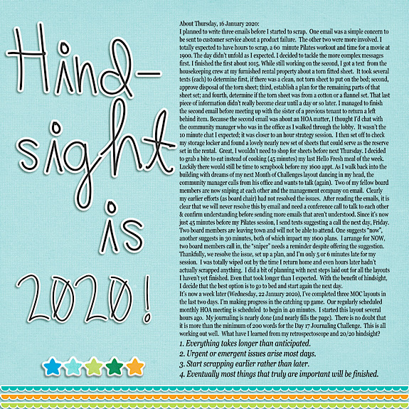 MOC8 Day 17 Hindsight is 20/20