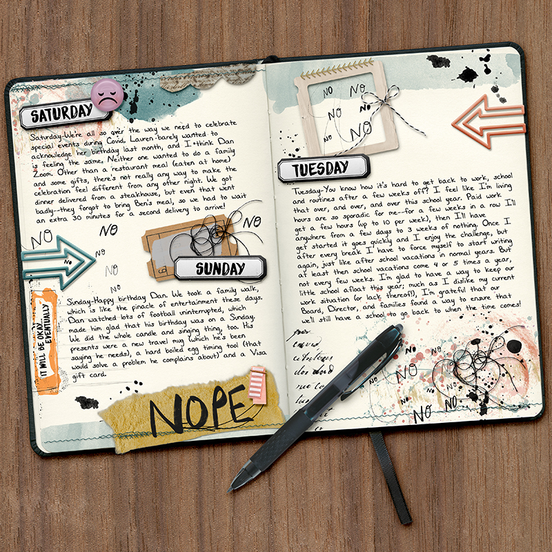 MOC9-12, Art Journal Diary