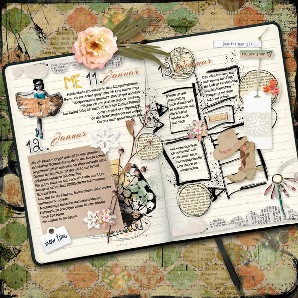 Moc9-12 Art Journaling Diary