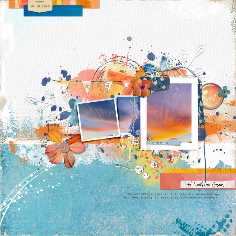 MOC9 #18 Combine Two Templates :: Sunset