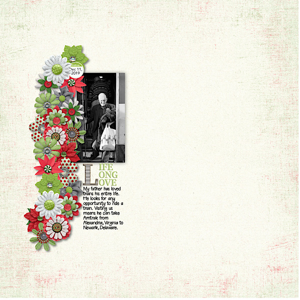 MOC9-4 Flower Power Life Long Love