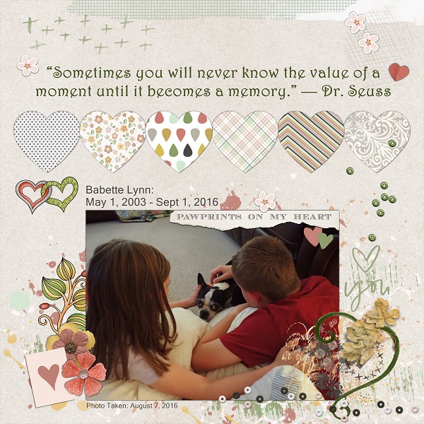 Moc9 - January 31: Scrap from your Heart